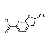 CAS#: 59637-51-3， 2-Methyl-1,3-Benzodioxole-5-Carbonyl Chloride