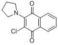 CAS#: 59641-25-7， 2-Chloro-3-Pyrrolidino-1,4-Naphthoquinone