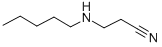 structure of CAS# 59676-91-4, 3-(Pentylamino)Propionitrile;3-(PENTYLIMINO)PROPIONITRILE 98%;3-(PENTYLAMINO)PROPIONITRILE;3-(Pentyamino)Propionitrile