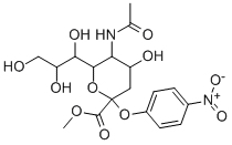 CAS#: 59694-35-8， 5-Acetamino-4-Hydroxy-2-(4-Nitro-Phenoxy)-6-(1,2,3-Trihydroxy-Propyl)- Tetrahydro-Pyran-2-Carboxylic Acid Methyl Ester