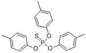 structure of CAS# 597-84-2, Tri-p-Tolyl Thiophosphate;Tris(4-Methylphenoxy)-Thioxo-Phosphorane;Tris(4-Methylphenoxy)-Thioxophosphorane;Tris(4-Methylphenoxy)-Sulfanylidene-Phosphorane