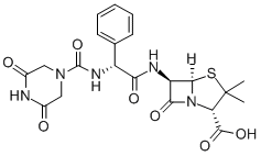 CAS#: 59703-78-5， Desethylpiperacillin