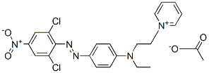 CAS 登录号：59709-07-8， 1-[2-[[4-[(2,6-二氯-4-硝基苯基)偶氮]苯基]乙基氨基]乙基]吡啶鎓乙酸盐