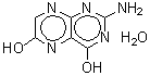 结构式 CAS# 5979-01-1, 黄蝶呤单水合物