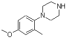 CAS#: 59803-92-8， 1-(4-Methoxy-2-Methylphenyl)Piperazine