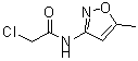 structure of CAS# 59826-53-8, 2-Chloro-N-(5-Methyl-1,2-Oxazol-3-Yl)Acetamide;2-chloro-N-(5-chloro-2-nitrophenyl)nicotinamide;2-chloro-N-(5-methyl-1,2-oxazol-3-yl)acetamide;2-chloro-N-(5-methyl-3-isoxazolyl)acetamide