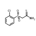 CAS#: 59865-85-9， 2-[(2-Chlorophenyl)Sulfonyl]Ethanethioamide