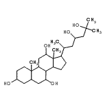 CAS#: 59906-14-8， Cholestane-3,7,12,23,25-Pentol