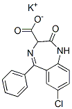 CAS#: 5991-71-9， Potassium 7-Chloro-2,3-Dihydro-2-Oxo-5-Phenyl-1H-1,4-Benzodiazepine-3-Carboxylate