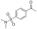 structure of CAS# 60000-87-5, 4-Acetyl-N,N-Dimethyl-Benzenesulfonamide;St5093567
