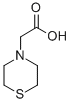 structure of CAS# 6007-55-2, 4-Thiomorpholine Acetic Acid;Thiomorpholin-4-Ylacetic Acid(SALTDATA: Hcl);4-THIOMORPHOLINE ACETIC ACID