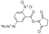 结构式 CAS# 60117-35-3, 5-叠氮基-2-硝基苯甲酸 N-羟基琥珀酰亚胺酯