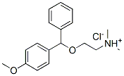 CAS#: 6027-00-5， 2-[(4-Methoxy-alpha-Phenylbenzyl)Oxy]Ethyl(Dimethyl)Ammonium Chloride