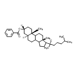CAS 登录号：6030-70-2， (3alpha,5alpha,8Xi,9Xi,14Xi,17Xi,20R)-胆甾烷-3-基苯甲酸酯