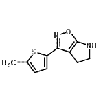 CAS#: 603068-04-8， 3-(5-Methyl-2-thienyl)-5,6-dihydro-4H-pyrrolo[3,2-d][1,2]oxazole