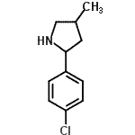 CAS#: 603068-38-8， 2-(4-Chlorophenyl)-4-methylpyrrolidine
