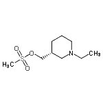 CAS#: 603150-65-8， [(3R)-1-Ethyl-3-piperidinyl]methyl methanesulfonate