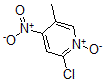 structure of CAS# 60323-96-8, 2-Chloro-5-Methyl-4-Nitro-Pyridine 1-Oxide;2-Chloro-5-Methyl-4-Nitro-1$L^{5}-Pyridin-1-One;2-Chloro-5-Methyl-4-Nitropyridine-1-O×Ide