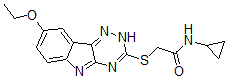 CAS#: 603947-68-8， N-Cyclopropyl-2-[(8-Ethoxy-2H-1,2,4-Triazino[5,6-b]Indol-3-Yl)Thio]-Acetamide