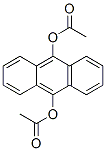 structure of CAS# 604-66-0, Diacetic Acid 9,10-Anthracenediyl Ester;(10-Acetoxy-9-Anthryl) Acetate;Acetic Acid (10-Acetoxy-9-Anthryl) Ester;(10-Acetyloxyanthracen-9-Yl) Ethanoate