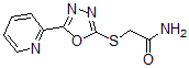 CAS 登录号：604739-80-2， 2-[[5-(吡啶-2-基)-1,3,4-恶二唑-2-基]硫代]-乙酰胺