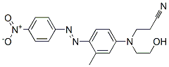 structure of CAS# 6054-58-6, 3-[N-(2-Hydroxyethyl)-4-[(4-Nitrophenyl)Azo]-m-Toluidino]Propanenitrile;3-[2-Hydroxyethyl-[3-Methyl-4-(4-Nitrophenyl)Azo-Phenyl]Amino]Propanenitrile;3-[2-Hydroxyethyl-[3-Methyl-4-(4-Nitrophenyl)Azophenyl]Amino]Propanenitrile;3-[2-Hydroxyethyl-[3-Methyl-4-(4-Nitrophenyl)Azo-Phenyl]Amino]Propionitrile