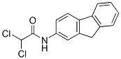 structure of CAS# 60550-81-4, 2,2-Dichloro-N-(9H-Fluoren-2-Yl)Acetamide;2,2-Dichloro-N-(9H-Fluoren-2-Yl)Ethanamide;2,2-Dichloro-N-(2-Fluorenyl)Acetamide;2-(Alpha,Alpha-Dichloroacetylamino)Fluorene