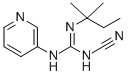 structure of CAS# 60559-98-0, N-Cyano-N'-(1,1-Dimethylpropyl)-N''-3-Pyridylguanidine;3-Cyano-2-(1,1-Dimethylpropyl)-1-(3-Pyridyl)Guanidine;2-Tert-Amyl-3-Cyano-1-(3-Pyridyl)Guanidine;3-Cyano-2-(2-Methylbutan-2-Yl)-1-Pyridin-3-Yl-Guanidine