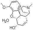 structure of CAS# 6059-47-8, Codeine Monohydrate;Brontex;Codeine [Ban];Dea No. 9050