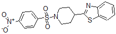 CAS#: 606082-00-2， 4-(2-Benzothiazolyl)-1-[(4-Nitrophenyl)Sulfonyl]-Piperidine