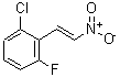 结构式 CAS# 60610-68-6, 1-氯-3-氟-2-[(E)-2-硝基乙烯基]苯