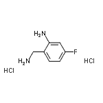 CAS 登录号：606139-20-2， 2-(氨基甲基)-5-氟苯胺二盐酸盐