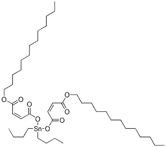 CAS 登录号：60659-61-2， (Z,Z)-6,6-二丁基-4,8,11-三氧代-5,7,12-三氧杂-6-锡杂二十五碳-2,9-二烯酸十三烷基酯