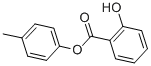 structure of CAS# 607-88-5, Salicylic Acid p-Tolyl Ester;2-Hydroxybenzoic Acid (4-Methylphenyl) Ester;4-Methylphenyl Salicylate;Benzoic Acid, 2-Hydroxy-, 4-Methylphenyl Ester