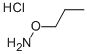 structure of CAS# 6084-54-4, Propoxyamine hydrochloride;1-(AMINOOXY)PROPANE HYDROCHLORIDE;1-(AMMONIOOXY)PROPANE CHLORIDE;Aminoxypropane Hydrochloride