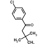 structure of CAS# 60851-32-3, 1-(4-Chlorophenyl)-3,3-Dimethyl-1-Butanone;1-(4-chlorophenyl)-3,3-dimethylbutan-1-one;4'-Chloro-3,3-dimethylbutyrophenone;MFCD03841091