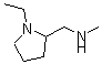 structure of CAS# 60923-27-5, 1-Ethyl-N-Methyl-2-Pyrrolidinemethanamine;Zinc04202999