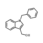 structure of CAS# 60941-76-6, (1-Benzyl-1H-Indol-3-Yl)Methanol;(1-benzyl-1H-indol-3-yl)methanol;1H-indole-3-methanol, 1-(phenylmethyl);1H-indole-3-methanol, 1-(phenylmethyl)-