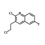 CAS 登录号：610261-48-8， 2-氯-3-(2-氯乙基)-6-氟喹啉