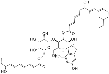 CAS 登录号：61032-80-2， 阜孢霉素 B