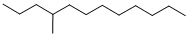 structure of CAS# 6117-97-1, 4-Methyldodecane;Dodecane, 4-Methyl-