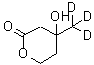 CAS 登录号：61219-76-9， 4-羟基-4-(<sup>2</sup>H<sub>3</sub>)甲基四氢-2H-吡喃-2-酮