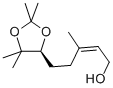 structure of CAS# 61262-96-2, (6S,2Z)-6,7-Isopropylidenedioxy-3,7-Dimethyl-2-Octen-1-Ol;Zinc04262054
