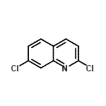 structure of CAS# 613-77-4, 2,7-Dichloroquinoline