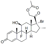 CAS#: 61339-35-3， 17-Bromo-9-Fluoro-11beta,21-Dihydroxy-16alpha-Methylpregna-1,4-Diene-3,20-Dione 21-Acetate