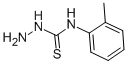 structure of CAS# 614-10-8, 4-(2-Methylphenyl)-3-Thiosemicarbazide;Mls000764026;Smr000336171;O-Tolyl Thiosemicarbazide