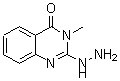 structure of CAS# 61507-80-0, 2-Hydrazinyl-3-Methyl-4(3H)-Quinazolinone;2-Hydrazino-3-Methyl-Quinazolin-4-One;2-Hydrazino-3-Methyl-4-Quinazolinone;2-Hydrazinyl-3-Methyl-Quinazolin-4-One