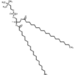 structure of CAS# 61596-53-0, (2R)-2,3-Bis(Icosanoyloxy)Propyl 2-(Trimethylammonio)Ethyl Phosphate;