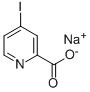 结构式 CAS# 618107-88-3, 4-碘-吡啶-2-羧酸钠盐