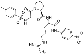 CAS 登录号：61876-61-7， N-((4-甲基苯基)磺酰基)甘氨酰-L-脯氨酰-N-(4-硝基苯基)-L-精氨酰胺